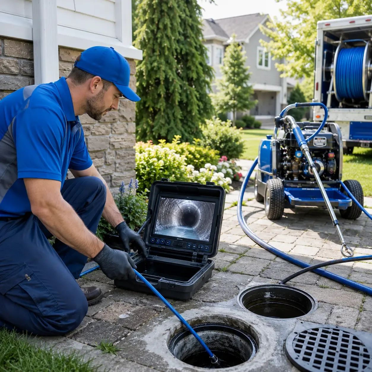 Outdoor drain cleaning professionals serving West Unity, OH
